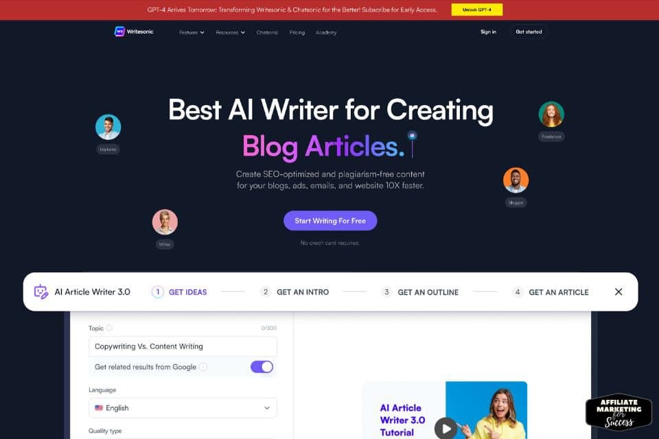 Writesonic review: Unlocking high-quality content creation with AI writing tools.